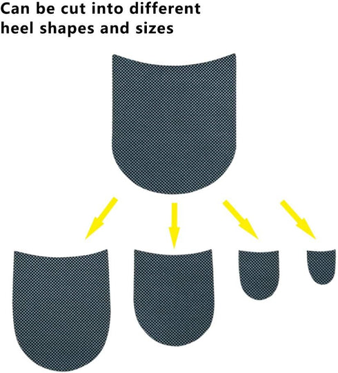 Unikstep 2 Pairs Shoe Heel Pads - Anti Slip Cushion and Protector, Replacement Kit with Nails