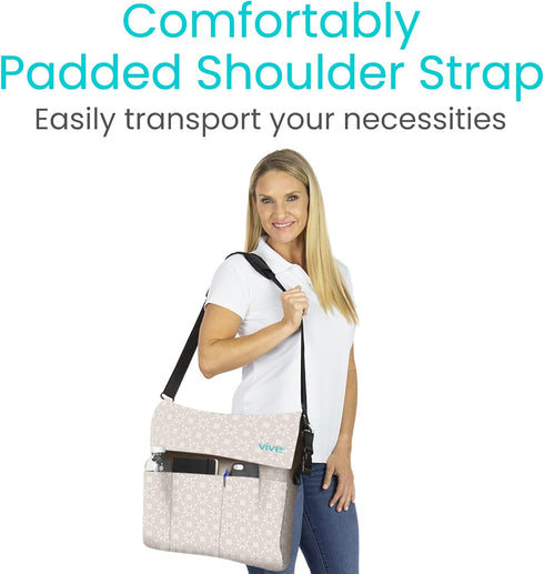 Vive XL Wheelchair Bag - Waterproof, Scratch-Resistant, Double-Stitched, Machine Washable Accessory for Adults, 15