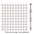 100Pcs Soft Nail Sponges for Ombre, Nail Art Sponges with Grabbing Pen, Professional Manicure Tools and Accessories
