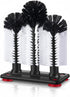 Havawish 1 Pack Water Bottle Cleaning Brush with Suction Base, 3 Head Bristle
