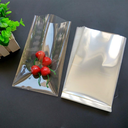 FgfAk 200 Pcs 4x6 Inches Clear Flat Cello/Cellophane Treat Bags for Pastry, Bakery, Cookie, Candy