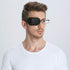 6pcs Eye Patches for Glasses - Large Size, Black