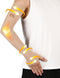 MGANG Lymphedema Compression Arm Sleeve with Gauntlet for Men and Women, Opaque, 15-20 mmHg Medical Graduated