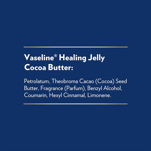 Pack, 2 (7.5 Oz 1.75 Oz) Vaseline Cocoa Butter Healing Jelly Variety Sizes & Rich Moisturizing Ointment, Protectant