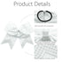 Hipcheer 12PCS Large Cheer Hair Bows for Girls, Hand-made 8" Rhinestones Grosgrain Ribbon Hair Accessories