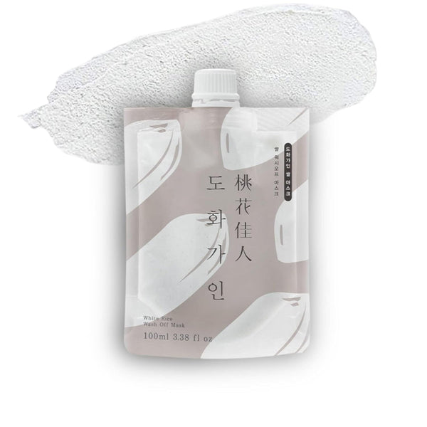 Rice Korean Face Mask, Wash Off Skin Care, Hydrating & Soothing, 3.38 fl. Oz, Domestically Harvested Ingredients