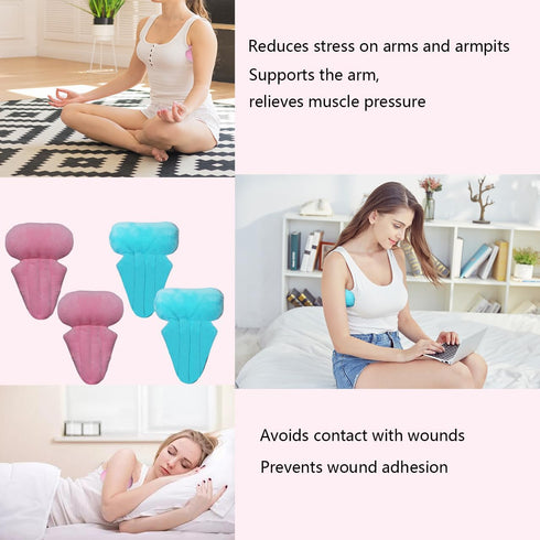 GZFQJJ (4PCS) Lymphedema Axilla Pillow Mastectomy Pillow Cotton Post Breast Surgery Pillow Mastectomy Recovery Breast