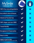 MySmile Mouthwash Alcohol Free, Travel Mouthwash for Adults, Kills 99% Bad Breath Germs, Fluoride Free, Fresh Mint, 30