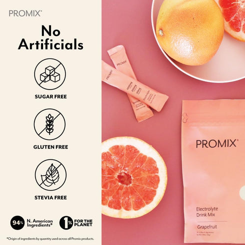 ProMix Nutrition Electrolytes Powder Hydration Packets | 30 Count | Sugar Free, Himalayan Pink Salt, Magnesium,
