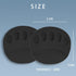 Ball of Foot Cushions - 7 Pairs Black Metatarsal Pads for Pain Relief, Invisible Socks for Women and Men