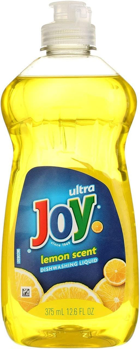 Joy Non-Ultra Dish Liquid, Lemon Scent, 12.6Oz, Pack of 3 (Package May Vary)