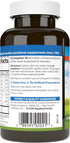 Carlson - B Compleet 50, Balanced Vitamin B Complex, 100 Tablets for Energy Production & Cellular Support