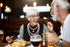 Washable Waterproof Adult Bib for Women with Crumb Catcher