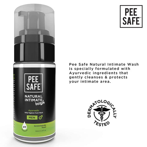 Kalyani 100 ml Pee Safe Natural Intimate Wash for Men with Ayurveda Extracts