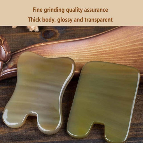 ZHAO SHOP Gua Sha Tablets, Natural Skincare Massage Tool, Facial Back Gua Sha Board, Rejuvenating Skin, Reduce
