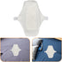 STAHAD 3pcs Set Reusable Fabric Menstrual Pads Breathable Cotton Period Pads with Waterproof Liner, Washable Sanitary