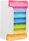 Portable Weekly Medicine Organizer Box with Colorful Compartments Magnetic Lid Design Travel-Friendly