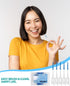200 PCS Soft Interdental Brushes, Disposable Dental Toothpicks for Cleaning, Tooth Flossing Brush Tool in Blue Colors