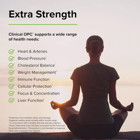 Terry Naturally Clinical OPC Extra Strength, 60 Softgels, French Grape Seed Extract, Non-GMO