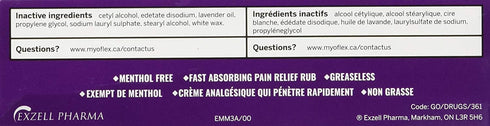 Pain Relief Rub | Odourless | Provides Deep Penetrating Relief of Muscle Soreness & Joint Pain | Menthol Free | Stain Free | Non-Greasy | Great for Ages 2+ | 100 Grams (Maximum Strength)