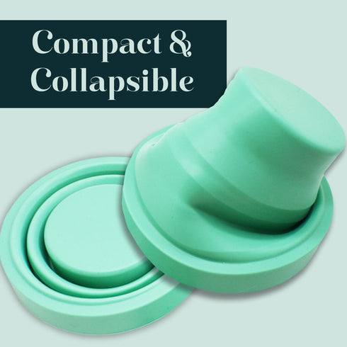 SHORDY Menstrual Cups Sterilizer Case Collapsible Silicone Microwave Steamer & Cleaner to Boil, Sterilize & Store