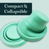 SHORDY Menstrual Cups Sterilizer Case Collapsible Silicone Microwave Steamer & Cleaner to Boil, Sterilize & Store