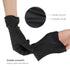 Segbeauty 20 Counts Large Black Hair Dye Gloves - Reusable Rubber for Hair Styling, Powder Free