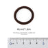 HOYOLS Soft Seamless Hair Ties, Dark Brown Stretch Elastic Ponytail Holders for Women, 100 Pcs (Espresso)