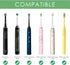 Linkidea Electric Toothbrush Travel Case Holder, Battery Toothbrush Carry Bag Compatible with Oral-b Pro 1500 8000,