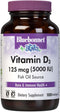 Bluebonnet Nutrition Vitamin D3 5000 IU Softgels, 100 Count, Non GMO, Gluten, Soy & Dairy Free