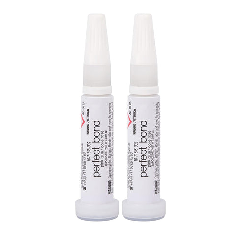 Nailene Perfect Bond Nail Glue, Super Strong Adhesive for Acrylic and Press On Nails, 2 Pack