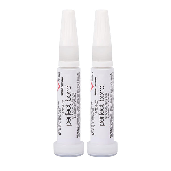 Nailene Perfect Bond Nail Glue, Super Strong Adhesive for Acrylic and Press On Nails, 2 Pack