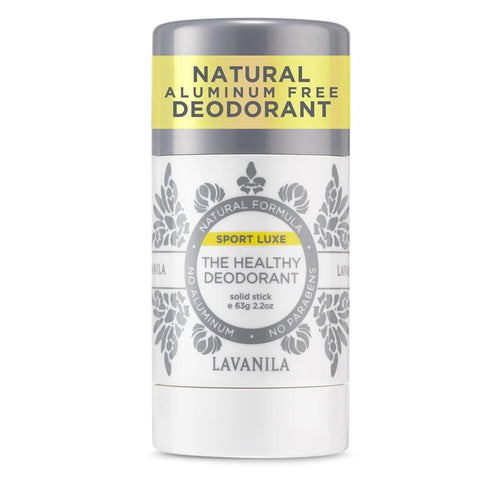Lavanila Aluminum Free Sport Luxe Deodorant, 2oz - Healthy Deodorant for Men & Women - Fresh Scent Solid Stick