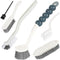 Runloon 6 Pack Multipurpose Household Cleaning Set, Deep Cleaning Brush Set with Grips