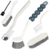 Runloon 6 Pack Multipurpose Household Cleaning Set, Deep Cleaning Brush Set with Grips