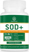 700MG Sod Superoxide Dismutase Supplement - High Potency Antioxidant for Cellular Health - 60 Capsules