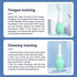 Hobcoyrs 3 Oral Motor Stimulation kit with Soft Textured Interchangeable Heads, Sensory Needs, Support Speech, Gentle