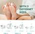 Hammer (3 6 Pack) Welnove Toe Separator for Overlapping Toes - Toe Spacers for Bunions - Toe Corrector for Toes