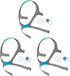 HITISPACE Airfit f20 Headgear, 3-Pack Replacement CPAP Mask Headgear Strap CPAP Supplies for