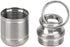 Portable Pill Case: Mini Titanium Alloy Waterproof Medicine Holder with Keychain for Outdoor Sports, Camping, Hiking,