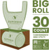 SUPERBIO 13 Gallon Compostable Handle Tie Kitchen Waste Bags, Heavy Duty Food Scrap Bags Certified by BPI and OK Compost Home, 30 Count by superbio