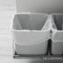 108 Count Small Trash Bags, 2.6 Gallon White Liners for Bathroom Office Bedroom Kitchen