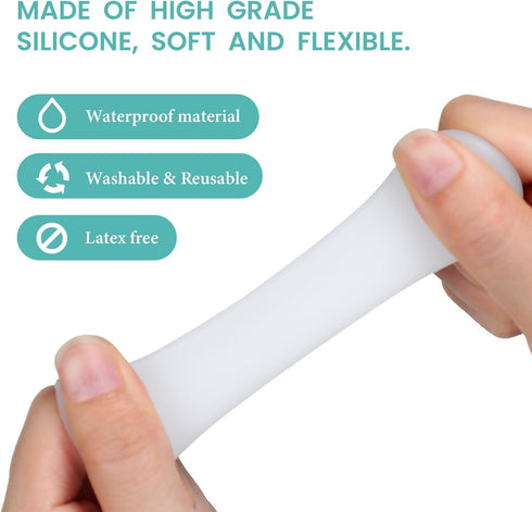 Welnove Toe Caps and Toe Protectors - 10 Pack Silicone Toe Sleeves for Pain Relief, Protection for Corns, Calluses