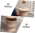 Non-Slip Plastic Urinal Pot for Boys and Girls - Easy-Clean Bedpan for Potty Training