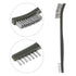 OriGlam Mini Wire Brush Set, Handy Steel/Nylon/Brass Brush for Cleaning Paint, Dirt, Welding Slag, Rust