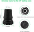 Cane Tips, 2 Pack Nonslip Rubber Universal Walking Cane Tip Replacement Foot for 3/4" Walking Stick