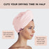 Kitsch Microfiber Hair Towel Wrap for Women - Super Absorbent Hair Drying Towel for Long & Short, Wet & Curly Hair