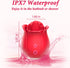 Visetoyz 9 Rose Toy Vibrator for Women, Tongue Licking Mini Clitoral Vibrator Stimulator with Vibrating Pleasure