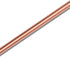 ZERRO Food Safe Solid Copper Straws Set of 4, 8.5 inch with Straight Cleaning Brush Included