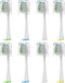 Replacement Toothbrush Heads for Waterpik Complete Care 5.0/9.0 (CC-01/WP-861), 10 Count, White, with Covers